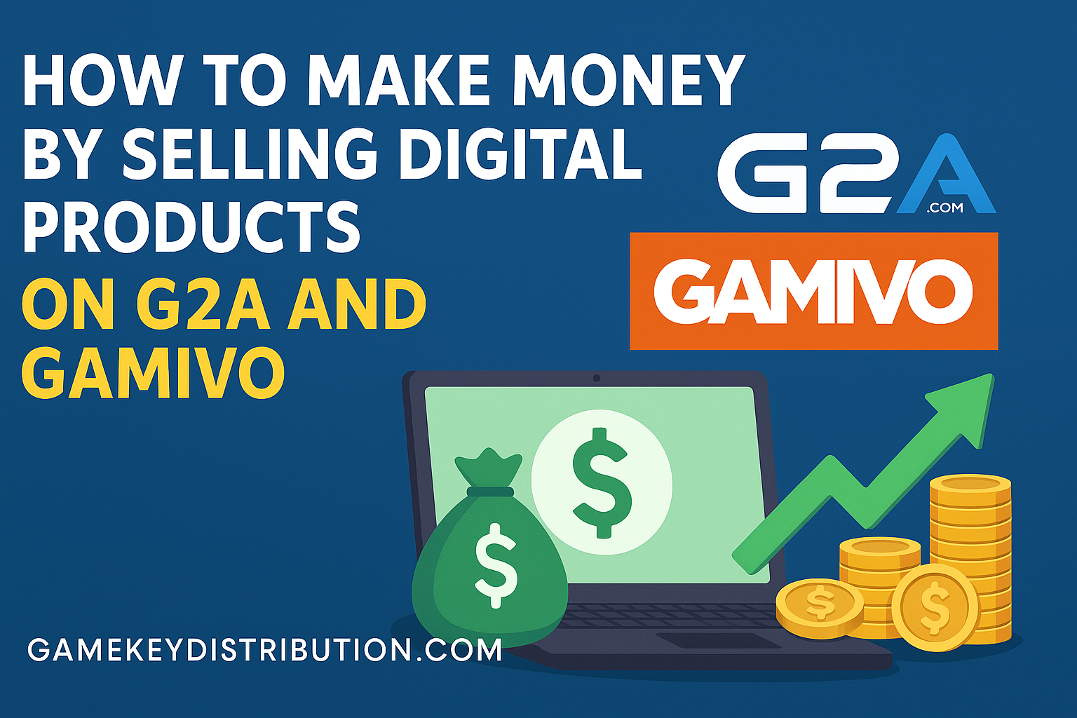 How to Make Money by Selling Digital Products on G2A and Gamivo?